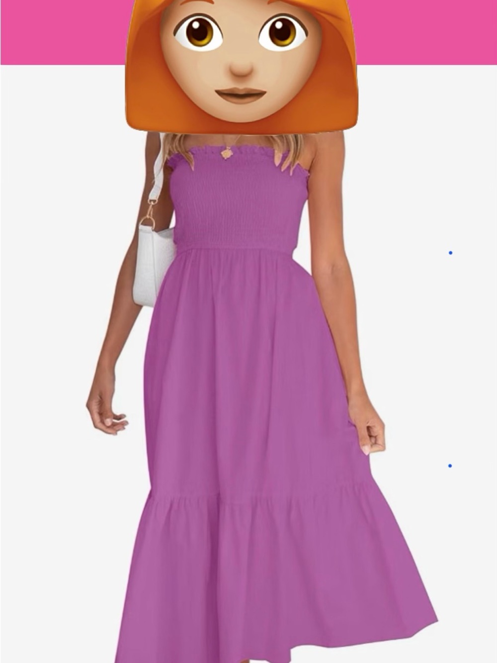 Girls' Lavender Smocked Maxi Dress - Sleeveless Casual Tiered Skirt